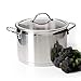 Produktbild ProCook Professional Stainless Steel - Fleischtopf mit Deckel - Kochtopf - Induktion - 24 cm - 7,2 l - Edelstahl Topf - CoolTouch Griffe - induktionsgeeignet