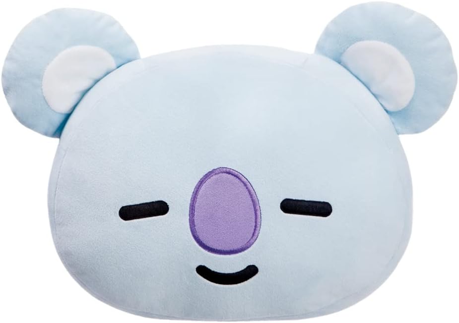 Aurora 61468 BT21 AURORA-BT21 Official Merchandise, KOYA Plush Cushion-Blue, Medium