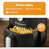 Toastmaster 2.6L Air Fryer - Instant Air Fryer with 2.75 Quart Capacity - Kitchen Appliance for Healthy Cooking - Compact Appliance with Slide-Out Basket - Oil-Free Kitchen Gadget