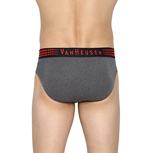 Image of Van Heusen Men Anti Bacterial Briefs - 100% Combed Cotton - Pack of 2 - Colour Fresh, Moisture Wicking