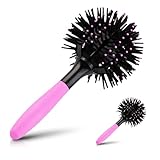 Ball Brush Spazzola Originale - Spazzola Tonda per Capelli Ricci - Spazzola a Sfera a 360 Gradi, Facile da Usare 1 pz