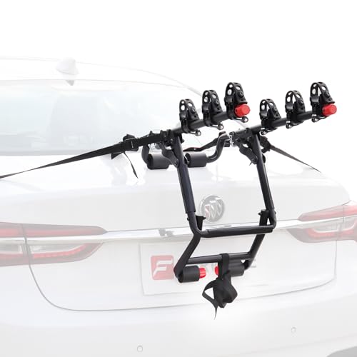 The Best Yakima Bike Racks Review by Experts (2023) FORWODE Premium Trunk Mount Rack Carries 3 Bikes, Portable Adjustable Bike Rack for Car, SUV,...
