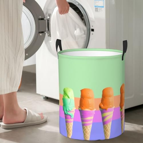 Panier à linge imperméable anti-odeur avec poignées pour vêtements sales - 6
