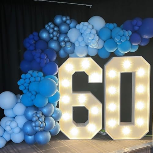 Image of Royal Blue Balloons 12 inch, Royal Blue Latex 50pcs Party Balloons | Graduation, Baby Shower, Wedding, Birthday Party Decorations