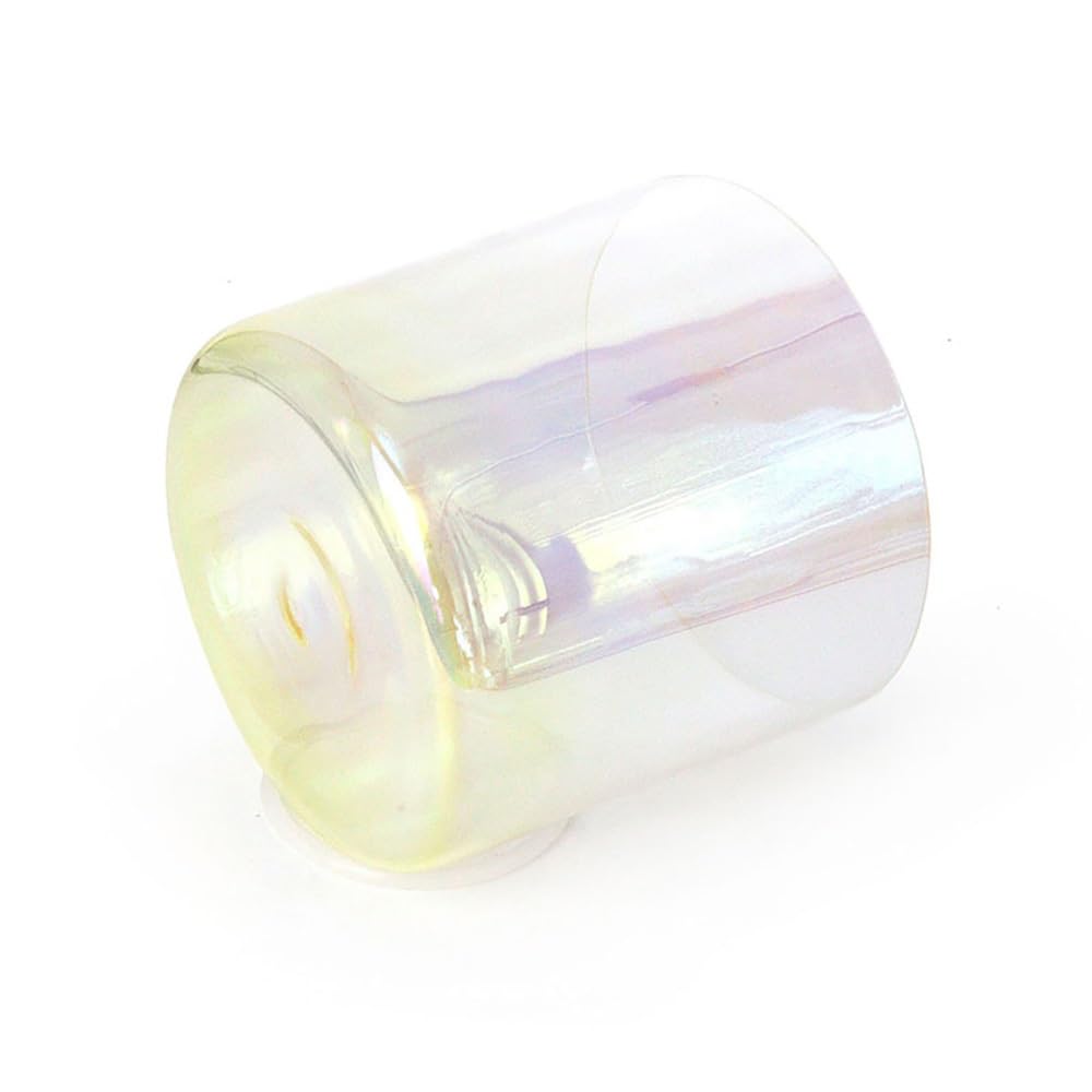 6 Zoll Alchemistische Kristallschale Rosa Gelb Rosa Klangschale Chakra Geschenk für Yoga Meditation und Klangheilung mit Gratis Acryl Schlagzeug und O-Ringe (G Note)