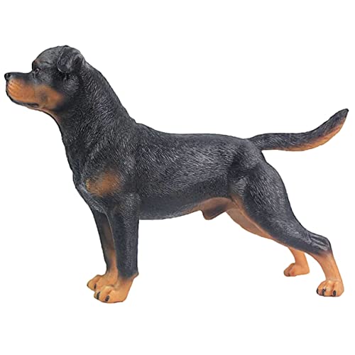 Figurine Rottweiler debout en plastique, le cadeau parfait pour passionné de chiens