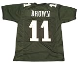 Generic A. J. Brown Green Jersey Stitched Custom Football New No Brand/Logos (US, Alpha, Large, Regular, Regular, Green)