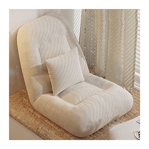 Chaise de sol canapé-lit réglable et pliable gris foncé pour chambre