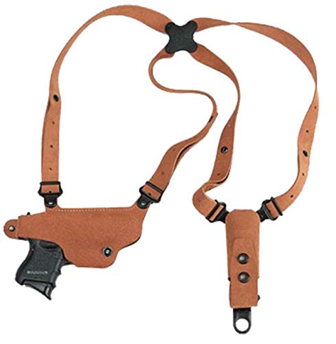 Arnés de hombro de cuero premium para Ruger SR40C Classic Lite Natural