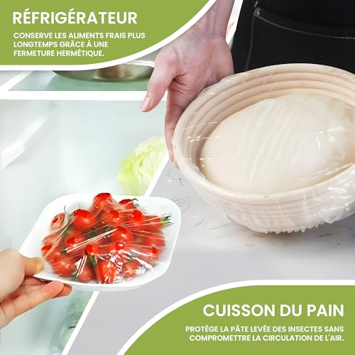 culivac Film Alimentaire Reutilisable – 4 x 26, 4 x 36, 2 x 55x33cm, 10x – vue 3