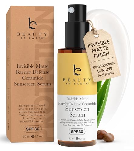 Image of Facial Sunscreen Serum SPF 30 - Broad Spectrum Face Sunblock for Women