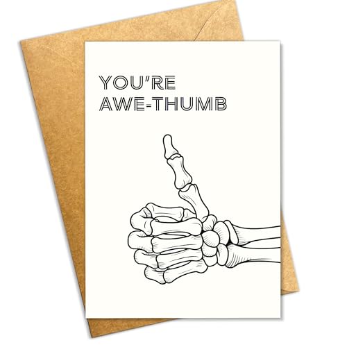 Podagree You're Awe-Thumb Card�A�ʔ����X�P���g���e�w�����J�[�h�A��Ï]���Ҍ����A��U�w���ӃO���[�e�B���O�J�[�h�A8x5.3�C���` �����t��