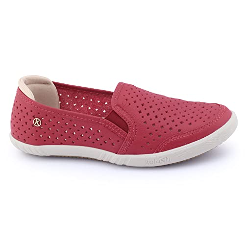 Sapatênis feminino slipon Kolosh C0101B GEL couro sportstyle
