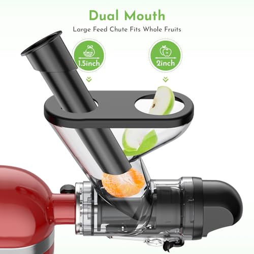 image for Masticating Juicer Attachment for KitchenAid Stand Mixer, Slow Juicer 