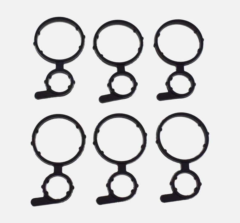 6PC Diesel Injector Recess Gasket Seal 11317801703 for BMW MINI N47 B47 N57