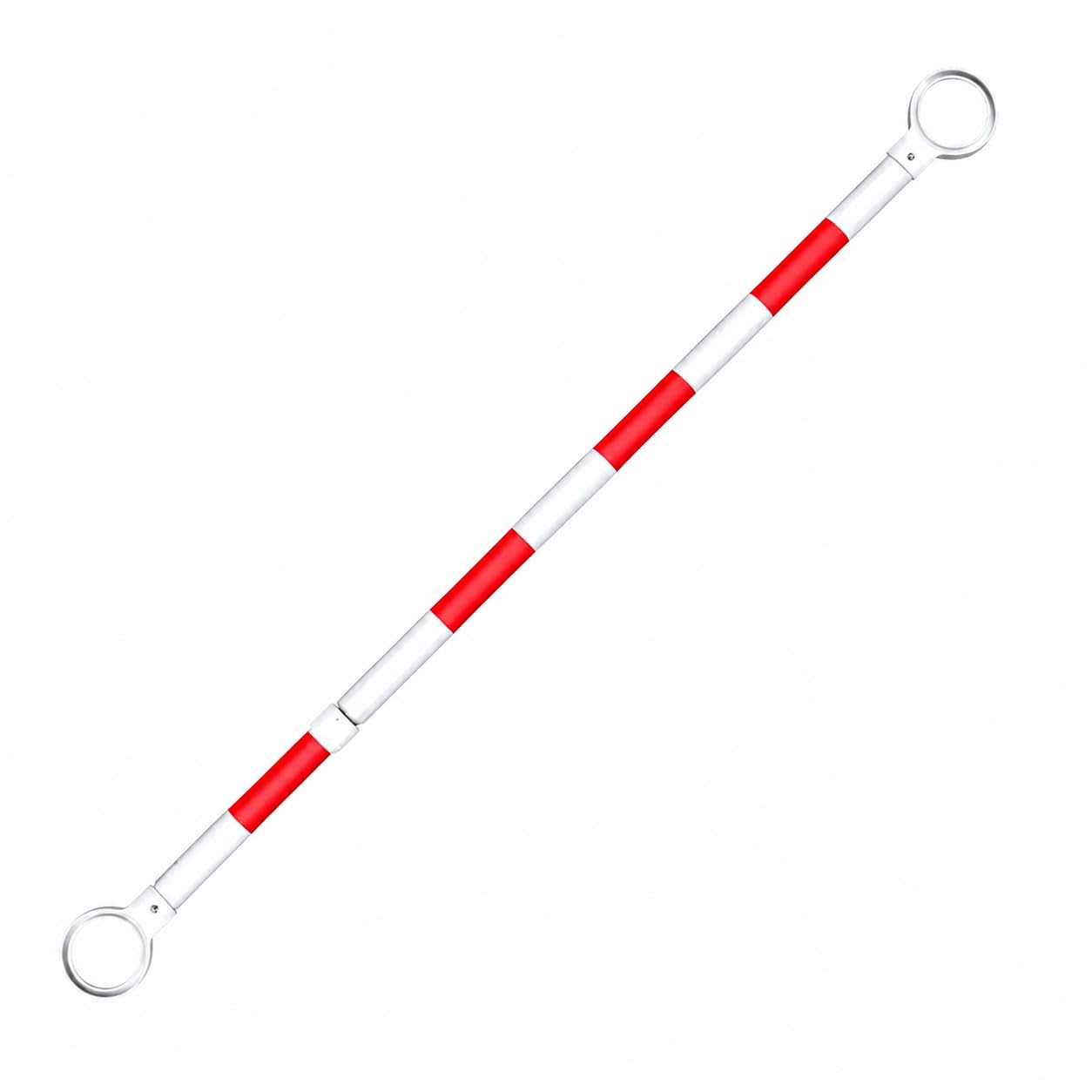 Marker Sport pour Événements, Cône de Signalisation Rouge & White, Cône Routier pour Chantier, Délimitation de Parcours, Barre de Connexion télescopiqu