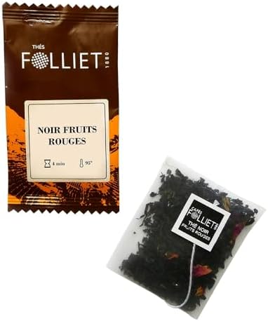 CAFÉS FOLLIET - Thé Noir Fruits Rouges - Thé Noir OP De Chine ...