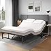Mixcous King Adjustable Bed Base Frame - Premium Metal, Head & Foot Incline, Wireless Remote, Zero Gravity, Quiet Motor (79