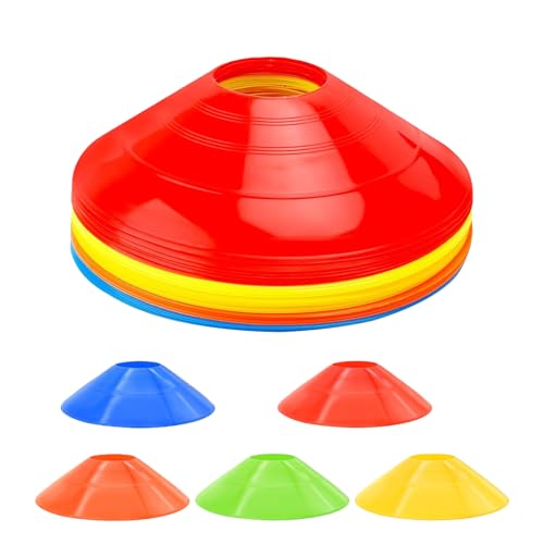 Ericotry Lot de 20 cônes d'entraînement de football pour sports et autres sports et jeux