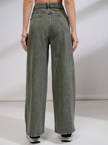 Image of Tokyo Talkies Women Cotton Baggy Jeans | Machine wash