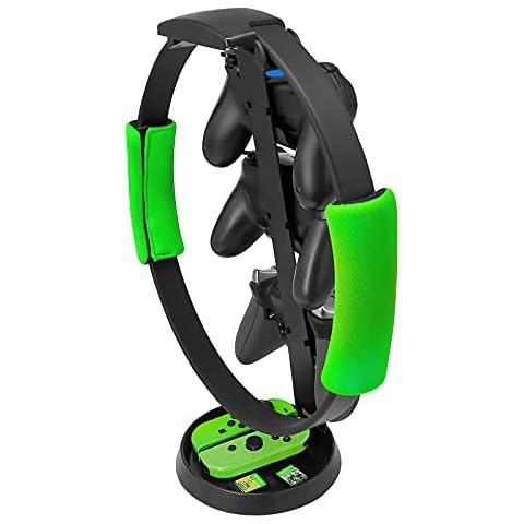 Soapow Storage Display Stand for Ring-Fit Headphone Compatible with Switch Pro/PS4/Xbox One Controller Cover