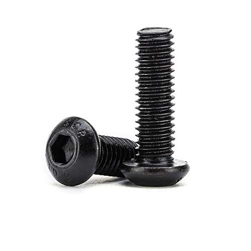 Grado 10.9, vite a esagono incassato a testa semicircolare, bullone a esagono incassato, vite a tazza rotonda, M10-M10x35 【10 pezzi】