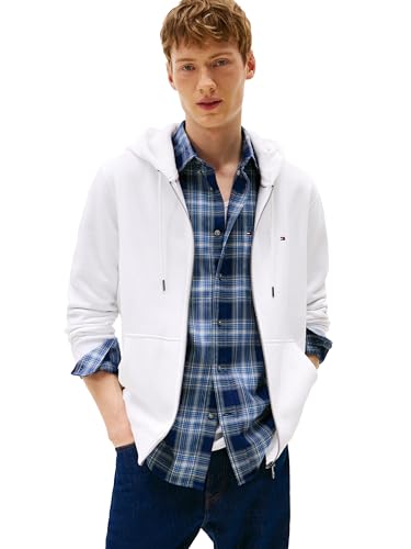 Image of Tommy Hilfiger Men's Medium Weight Fleece Full Zip Up Hoodie