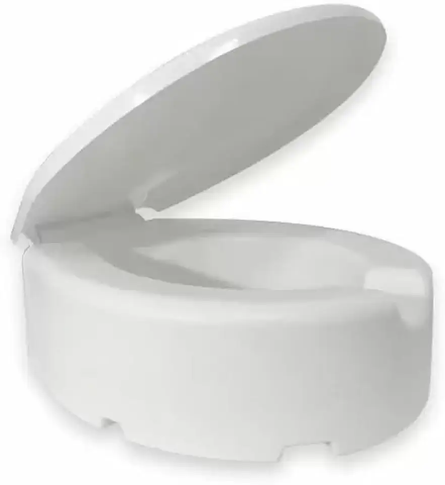 Assento Vaso Elevado Alto 13,5 Idoso Pós Cirurgia C/Tampa