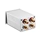 Nobsound High Precision Passive Preamp Volume Controller VOL Control HiFi Preamplifier ALPS (RCA&HiFi Version, Silver)