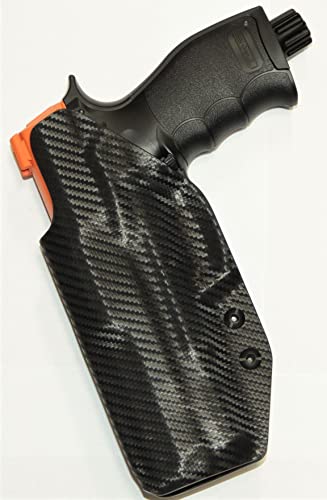 Revkel Custom Iwb/Aiwb Kydex Holster Ccw For Umarex T4E Pdp50 Pepper Ball Gun. Black Right Hand Draw. Hand Crafted In Texas, Usa. #TOP2