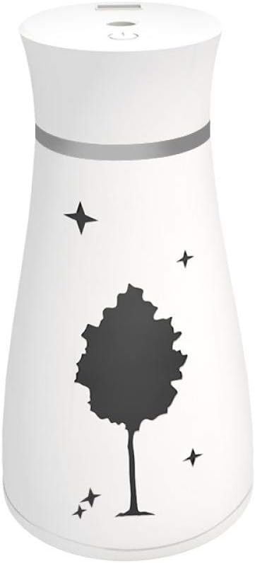 QWSAZX Air Humidifier, 200ml Humidifier Usb Mini Three In One With Car Office Air Purifier Aromatherapy Gift Mapleshadow-White