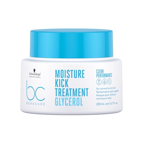 Schwarzkopf Professional Bonacure Moisture Kick Treatment - Maschera para Cabello Seco - Hidratante y Alisante 200 ml