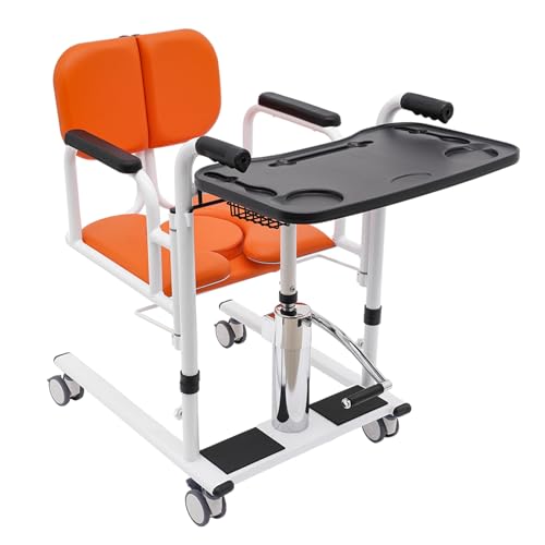 Orange Home Multi-Functional Hydraulic Lift and Shift Trolley - Durable and Versatile for Easy Mobility and Storage Hydraulic Patient Lift for Home