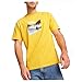 PUMA Mens Porsche Legacy 924 Graphic Tee Casual Tops Casual - Yellow - Size L