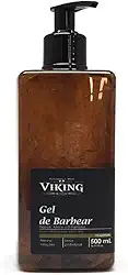 Gel de Barbear Transparente - Linha Profissional - 500 ml - Viking