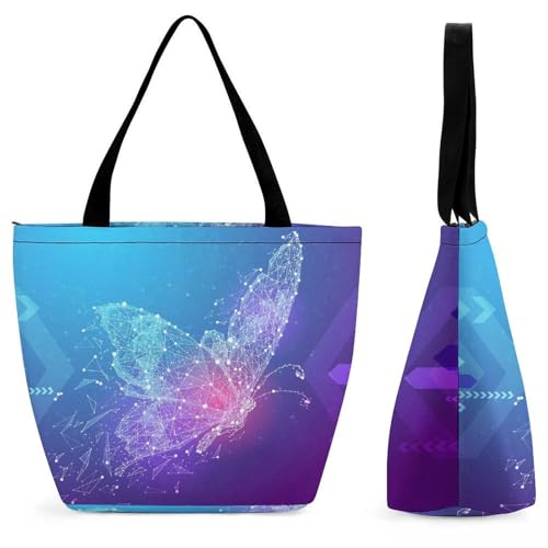 Sac à bandoulière Papillon Brisé grand sac à main femme et shopping voyage