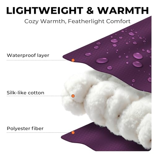Image of Sleeping Bags for Adults, Camping Sleeping Bag with WaterResistant & TearResistant, Lightweight 3lb Sleeping Bag Warm for Backpacking, Hiking, Summer Camp & Indoor Use - Anti-Snag Zipper