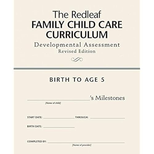 The Redleaf Family Child Care Curriculum Developmental Assessment (pack of 10 )