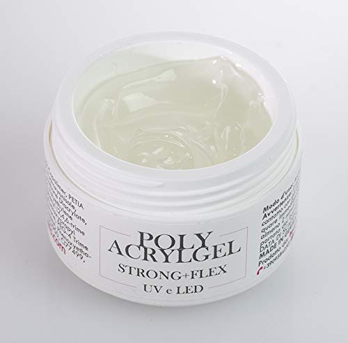 Beauty Space Nails Polyacrylgel Hybrid zwischen Gel und Acryl transparent UV-30 ml – Bild 3