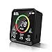 Therm La Mode Monitor Multifunzione Della Qualità Dell'aria Rileva PM 2.5, PM 10, CO2, AQI, Temperatura e Umidità, Rilevatore di Qualità Dell'aria Interna NDIR Integrato e Sensore di Particelle.