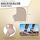 FERSENFREUND© Fersenschutz Silikon - NEU MIT STOFFÜBERZUG - Soft Gel Fersenpolster Hackenpolster für Schuhe Fersenschoner Hackenschutz Socke Heel Protector bei Plantarfasziitis rissige Fersen (Frauen)