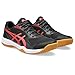 ASICS Men's Upcourt 5 Volleyball Shoes, 11.5, Black/Classic RED