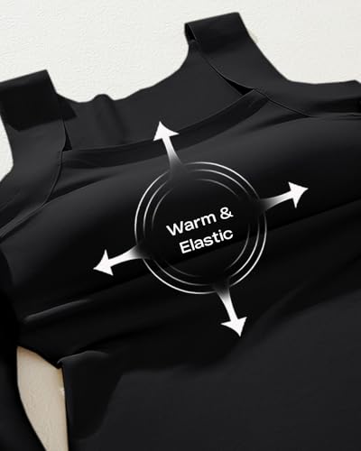 Image of CHICME Womens U Neck Shapewear Built-in Bra Tank High Strechy Sleeveless Slim Fit Tops Camisole Workout Tops