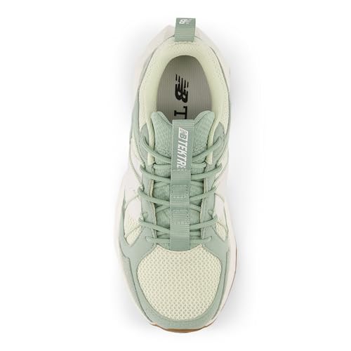New Balance New Balance Women's DynaSoft TEKTREL V1 Suede Trail Running Shoe, Mosaic Green/Mineral/White, 8.5 M