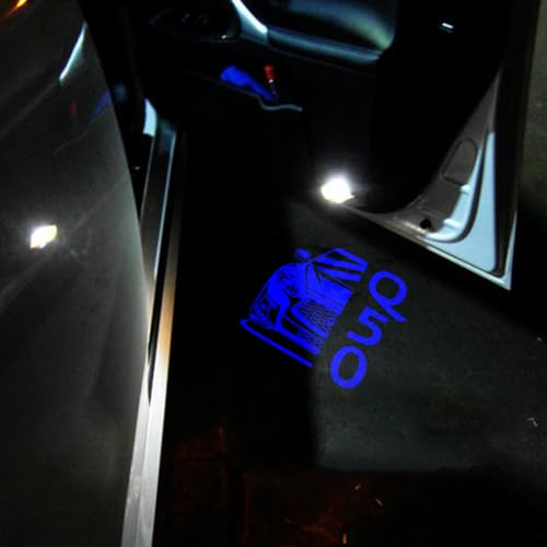 Luces LED Proyector Para Puerta Q50 Azul 2 Piezas miniatura 4
