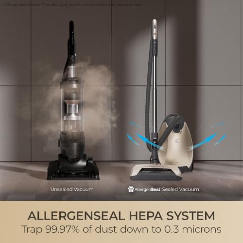 Image of Kenmore Elite Ultra Plush 700 Series Bagged Canister Vacuum | 2-Motor System, Powerful Suction, HEPA Filter, Pet PowerMate for Pet Hair, Thick Carpet, Hard Floors, Stairs and More - 81714