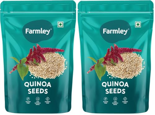 Image of Farmley Natural Quinoa 500 g | Gluten Free | Ready To Cook | High Fibre & Protein Content Quinoa Seeds (Pack of 2)