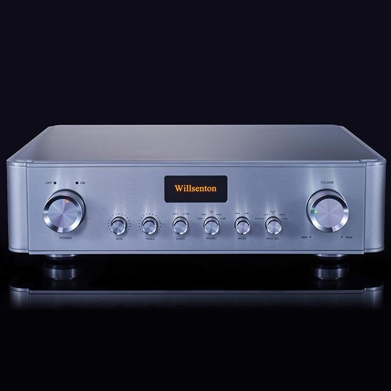 Willsenton R-11 Silver Pre-Amplifier front panel