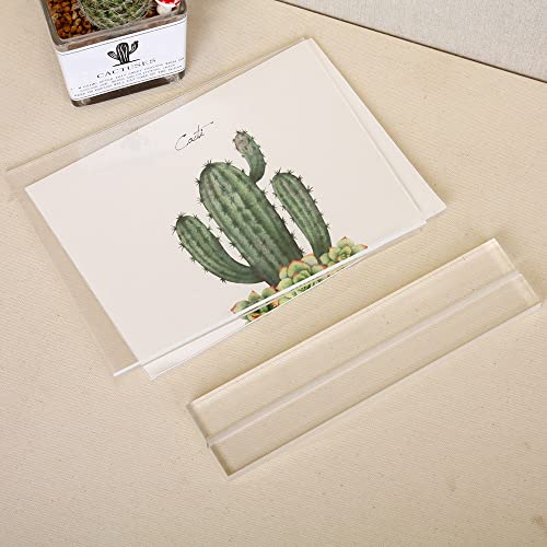 Bluesun 8X6 Picture Frame, Clear Acrylic Display,Sign Holder,Tabletop Photo Frame,Modern Home Picture Frame Decorative Painting #TOP1