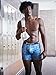 Champion Men's Underwear Boxer Briefs, Everyday Active, Lightweight Stretch, Multi-Pack, Blue Print With Champion Logo/Navy/Silverstone - 3 Pack, Large